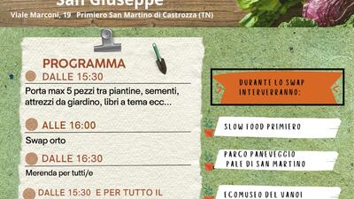 Swap Orto: scambio di piante e saperi a Primiero