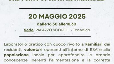 Laboratorio pratico sulla preparazione del pasto presso Palazzo Scopoli