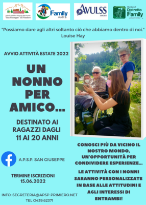 UN NONNO PER AMICO