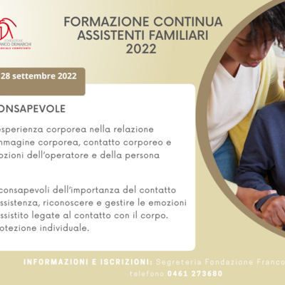 Formazione continua assistenti domiciliari