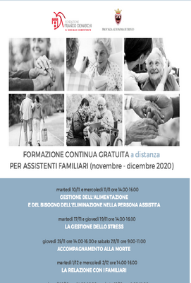 Corsi di formazione rivolti alle/gli assistenti familiari