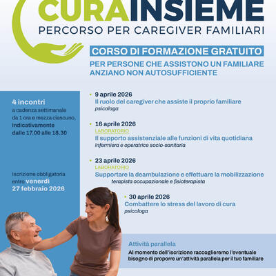 CURAINSIEME: percorso per i Caregiver Familiari a Primiero 