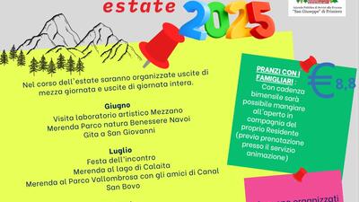 Programma animazione estate 2025