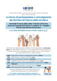 Le forme di partecipazione e coinvolgimento dei familiari 