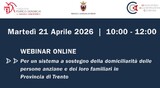 21 aprile - Webinar online
