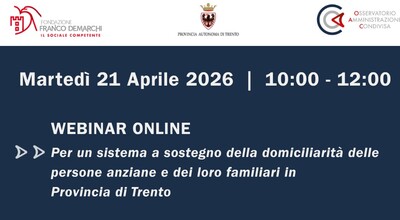 21 aprile - Webinar online